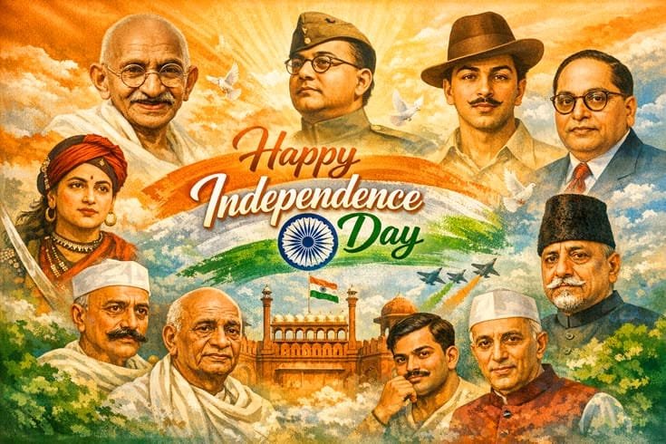 independence day drawing images